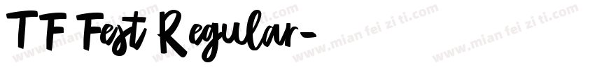 TF Fest Regular字体转换